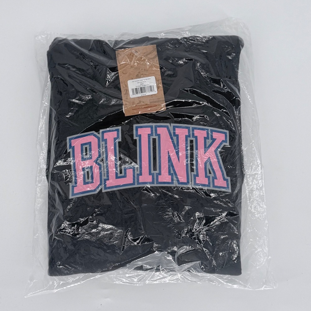 Mitchell & Ness Blackpink x NBA New York Knicks Hoodie Black BLINK TH17679 Large - Picture 5 of 5
